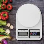 KARIMOTECH  Digital Electronic Kitchen Scale | Weighing scale, Digital Weight Machine, Weight Machine for Home Kitchen & Shop, Multipurpose Portable, Electronic Weight Machine, 10 Kg - With Back Light Pack of 01