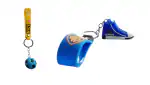 VASUSS Premium Rubber Shoe and Football Keychain Set - For PES Fifa Soccer Sports Enthusiasts Keyring for Office Car Bike Scooty keys For Boys Girls Men Women For gift or personal use (Blue Set 2)