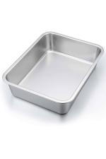 Luxuria Silver Stainless Steel Lasagna Pan Baking Tray