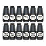 ProDot Kobra 1249 Laser Toner Powder Compatible with HP 12A, 15A, 49A, 53A, 505A, 11A, 51A, 55A, 16A, 42A, 64A & Canon 303, 308, 309, 315, 324 Toner Cartridges (120g, Pack of 12)