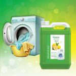 BRIGHTER BEE Liquid Detergent For all Types Of Clothes, Contain Natural Ingredients, Suitable for all types of washing machine, Long Lasting(Pack Of 2)