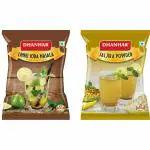 Dhanhar Pure and Natural Lemon Soda and Jaljira Masala Powder, 1000 gm - Pack of 2