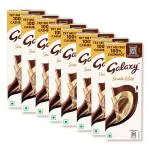 Galaxy Silky Smooth Milk Chocolate Bar | Loaded With Milk & Finest Quality Cocoa with 100% Cashback | 56g | Pack of 8
