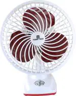 Home Tree 225 mm Anti Dust 3 Blades Table Fan, Cherry White