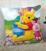PREETI PILLOWS Super Soft Double-Sided Kids Pillow - Whiney The Pooh Pillowcase 14x21 inch - Digital Print Bedding (1 Pack)