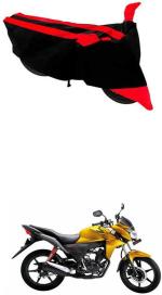 RONISH Two Wheeler Cover for Honda (CB Twister, Black, Red)