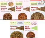 DryOfeast Combo Of Matki, Moong, Masoor, Horsegram & Mixed Sprouts - 50 gm Each (Pack of 5)