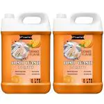 FIVANTA Dish Wash Liquid 10 Liter Orange Kitchen Utensil Cleaner Removes Grease & Oil Dishwashing Detergent