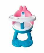 MeeMee 2 in 1 Foldable Booster Seat with Feeding Tray (Pink) (Pink)