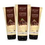 L'avenour Coffee Face Wash for Deep Cleansing, Reduce Redness and Dark Circles - 115ml (Pack of 3)