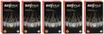 Manforce Overtime Orange Flavoured Condoms for Men Ribbed, Contoured, & Dotted (10 Sheet)x Pack of 5