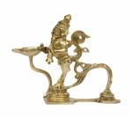 Kartique Brahma Aarti Deepak with Handle 12.7 x 6.4 x 11.4 cm