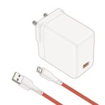 TP TROOPS Volta 30W Single Port USB Fast Charger, BIS Certified, Made in India Wall Charger Adapter, Universal Compatibility (1 m Micro USB Cable Included)