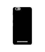 Casotec Solid Black Design 3D Printed Hard Back Case Cover for Lenovo Vibe C A2020