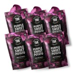 TBH - To Be Honest Vegetable Chips | Purple Sweet Potato with Pani Puri Masala - Pack of 6 ( 90 gm )
