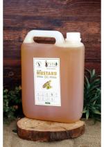 PURE LAKDI GHANI WOOD PRESSED OILS YELLOW MUSTARD OIL 5 LITERS