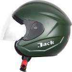Noax Military Green Matt Half Face Motorbike Helmet (Military Green)