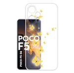 Snazzy Multicolor Silicon Shock Proof Back Cover for POCO F5 5G
