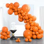 RG Accessories Orange Rubber Solid Balloons Garland Kit For Party Decorations Balloon (Pack Of 101)