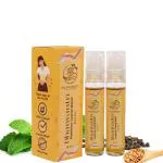 Go Ayurveda Dhanvantri Feminine Cramp Relief Roll On for Women - 9 ml | 100% Natural Period Pain Reliever Cramp Comfort and Easy to Use (Pack of 2)