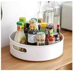 Groupon White Plastic Multi- Function Rotating Tray