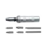 Eastman Impact Driver Set, Carbon Steel Handle With Socket Adapter, Chrome Plated, Blow Case Packing, EID-2500-02