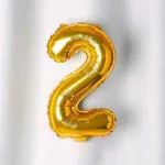 Rozi Decoration Two Number Foil Toy Balloon for Bithday & Anniversary Parties 16