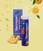 Shrey's Electrolyte+, Instant Hydration - 40 Effervescent (Electrolytes & Vitamins) Lemon Flavour
