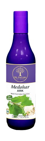Dr. Nature Medohar Ark- 500ML ( Tulsi Flavour) | Ayurvedic Medicine | Gomutra(Cow's Urine) | for Weight, Fat Management and Overall Body Wellness & Immunity Booster(Pack of 6)