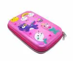 PINDIA Pink EVA Cats & Rainbow Pencil Box Case (DC1704090)