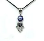 Astroghar Evil Eye Hamsa God Hand Metal Pendant For Men And Women