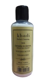 Herbal Cleansing Milk With Cucumber & Aloe Vera, 210ml For Deep Cleansing