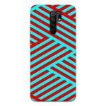 MobiEra Redmi 9 Prime Zip Zap Red Pattern Plastic Designer Printed Hard Case Cover