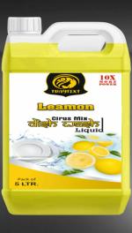 TRAYTEXT Dishwash with Lemon for oil & washes off Kitchen Cleaner Dish Cleaning Gel 5L (lemon)