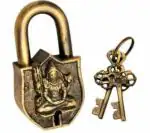 Idol Collections Gold Brass Lord Shiva Door Lock