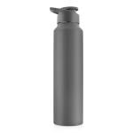 CASPIAN /// Hike 304 Stainless Steel Sipper Water Bottle (Midnight Black, 1 Litre, Set of 1) | Rubberized Soft-Touch Feel Leak Proof Thunder for Fridge Home Office Travel School Kids Sports Gym Yoga