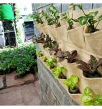 Bio Blooms Agro Brown Jute Planter Bag