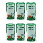 Sugar Fighter Stevia 200 Tablets [Pack of 6] Vegan I 100% Sugar Free