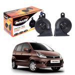 Oshotto 12V Car Horn- Trumpet Sound 2Pc Set(Low + High) For Maruti Suzuki Zen Estilo (Black)