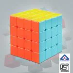 NHR Cube 4x4 Stickerless 3D High Speed Cube for Kids & Adults Speedy Brainstorming Puzzle (Multicolor)
