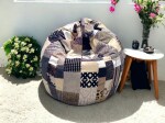 ARTISANNS NEST Printed Monochrome Beanbag