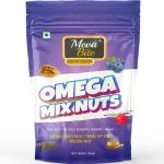 MevaBite Omega Nut Mix Healthy Breakfast & Snacks 200 Grams Zipper