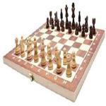 Prem Enterprises 12X12 Wooden Folding Chess Set, Handmade Game Board Interior for Storage for Adult Kids Beginner PE-1219