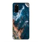 GADGETSWRAP Printed Vinyl Skin Sticker for Samsung Galaxy S20 - ocean shore view