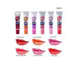 ROMANTIC WOW PEEL OFF LIPSTICK SET OF 6 (Cheery Red, Red, Rose Pink, LOVELY PEACH, WATERMELON, 45 ml)