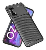 Golden Sands for Narzo 30 Pro 5G Back Cover Drop Tested Shock Proof Slim Aramid Carbon Fibre Rugged TPU Case for Realme Narzo 30 Pro 5G, Sword Black