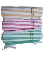 Gotla Textiles Gadwal Handloom Cotton Bathing Towels for Men & Women 170 x 78 cm (pack of 3)