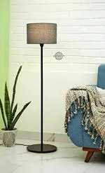 Prodezine Round Grey and Black Minimalist Design Floor Lamp