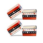 Caffeine Multicolor Ceramic Dip and Sauce (Set Of 4)