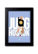 Blue Nexus J-Hope Jung hoseok BTS theme Wall Poster with Wall Frame Room Art Painting Collection A4 size 10x13
